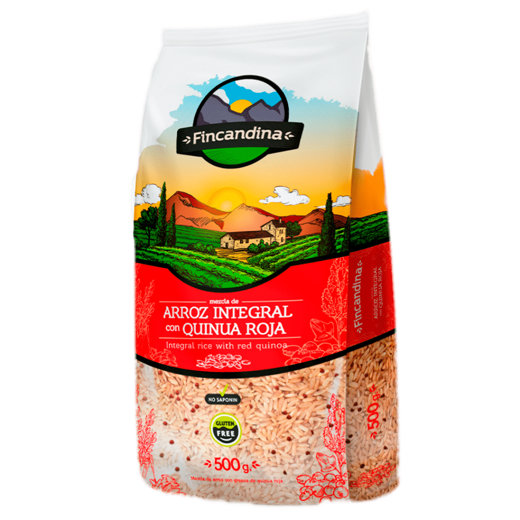 Arroz Integral con quinua roja Fincandina 500gr. Corpalen
